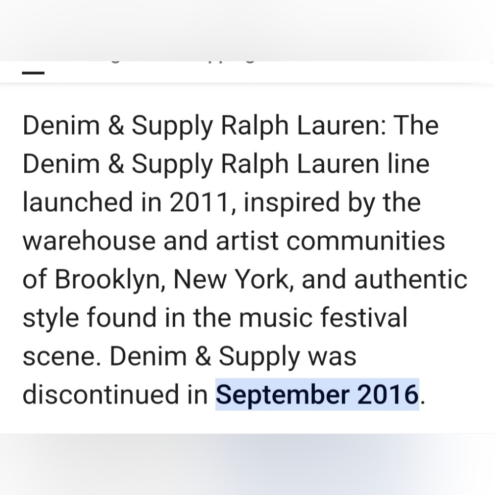 Ralph Lauren denim and supply  cowgirl/festival shirt. Size S/M - Picture 11 of 12